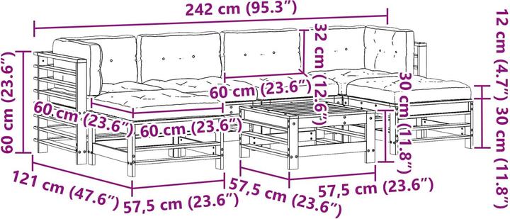 Produktbild vidaXL Garten-Lounge-Set