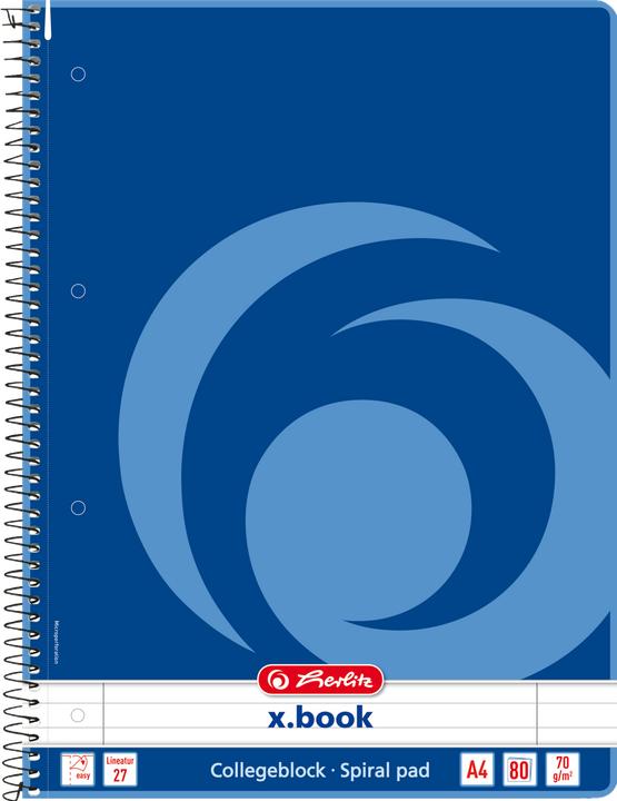 Actual product image Herlitz 306423 Notebook (A4, No binding)