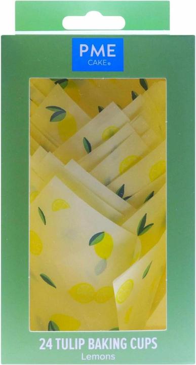 Produktbild PME Muffin Backform Zitrone 24 Stück, Materialtyp: Papier (10 cm)
