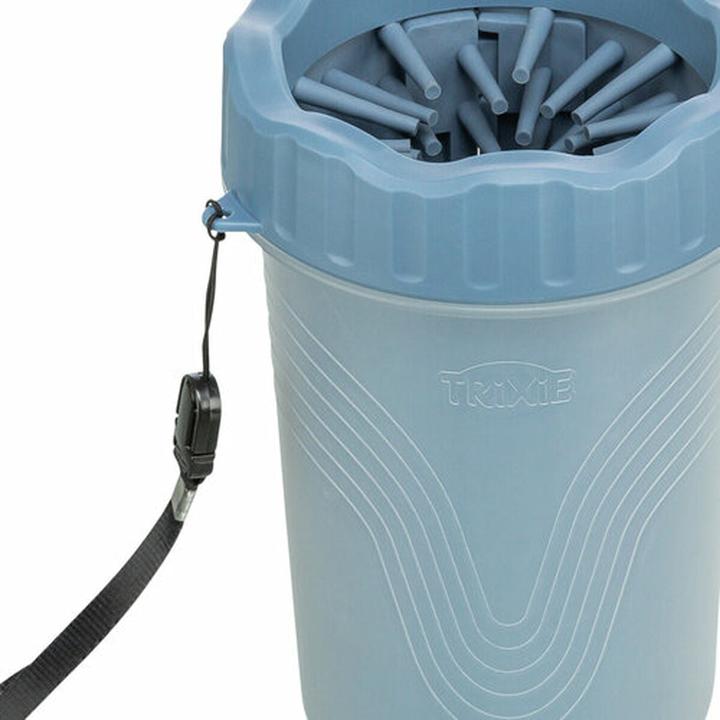 Image du produit Trixie Cure-pattes, M-L, silicone/PP, bleu (Chien)