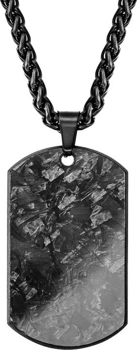Produktbild K12 - Forged Dogtag - Chain (Carbon, ohne Messing, Chirurgenstahl 316L)