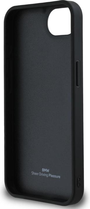 Image du produit BMW Case Leather Hot Stamp do iPhone 16e black (Apple iPhone 16e, Apple iPhone 17e)