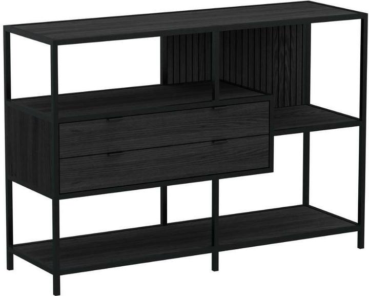 AC Design Regal Seaford Schwarz, 114 x 35 x 78