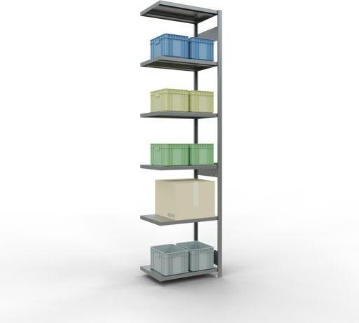 Actual product image Schulte Lagertechnik MULTIplus250 boltless add-on bay system with length bolts