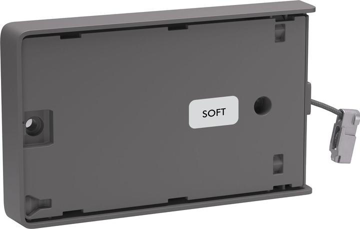 Produktbild Italiana Ferramenta Bremsklappenhalter KIARO EASY SOFT mit Seil, Kunststoff grau
