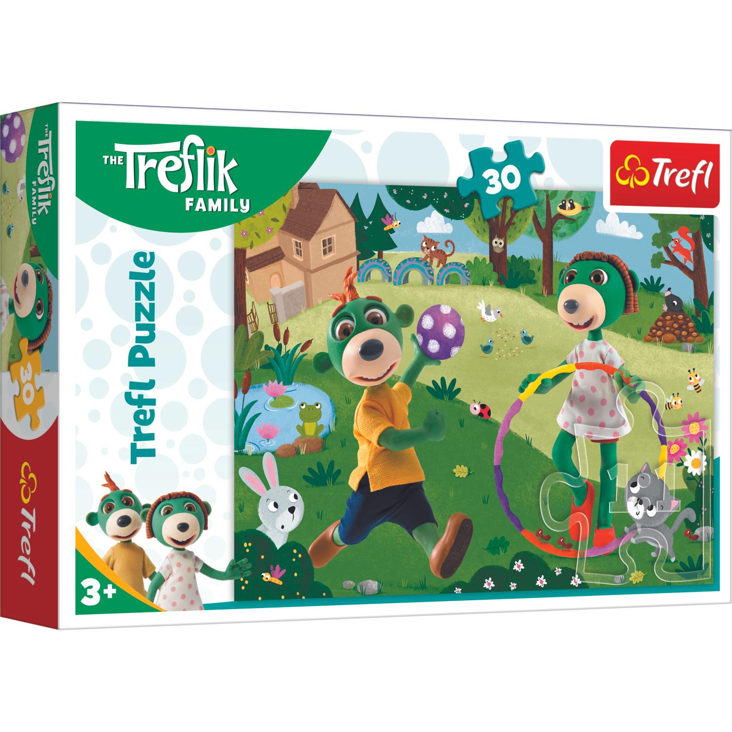 Trefl Puzzle bestehen aus 30 Teilen und wurden für alle kleinen Puzzle-Liebhaber entworfen. Wenn es fertig (30 Teile)
