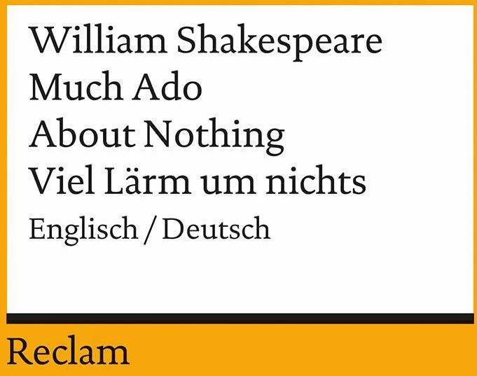 Produktbild Viel Lärm um nichts (Deutsch, Englisch, Holger Klein, William Shakespeare, 2015)