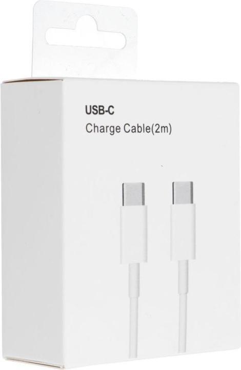 Actual product image OEM Cable Cable Type C to Type C PD QC3.0 3A 30W HD26 BOX 2 m white (2 m, USB 3.0, 30 W)