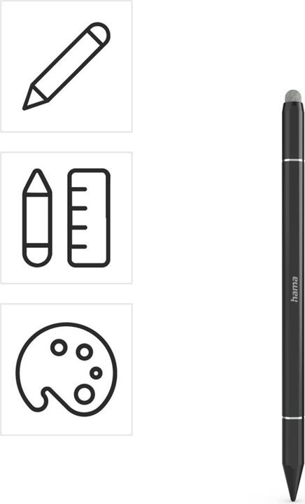 Immagine prodotto Hama Touchpen Disc Tip, Stift für Tablet u. Handy, 4in1, univers