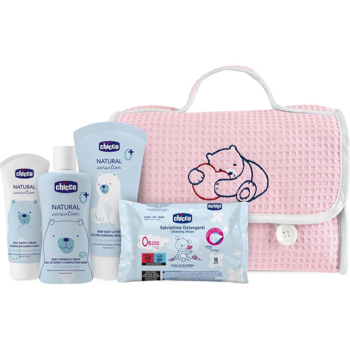 Chicco, Babykörperpflege, Kulturtasche, PINK - 0m+