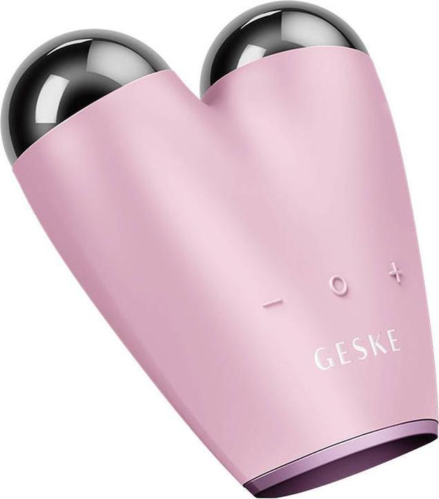 Produktbild Konjac Sponge Mikroprądowy lifting do twarzy 6w1 Geske z Aplikacją (różowy)