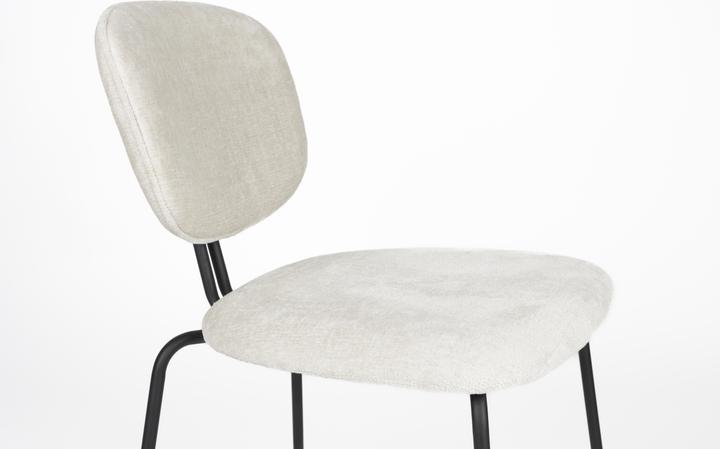 Productafbeelding White Label Living Bouton Stoel Gebroken Wit