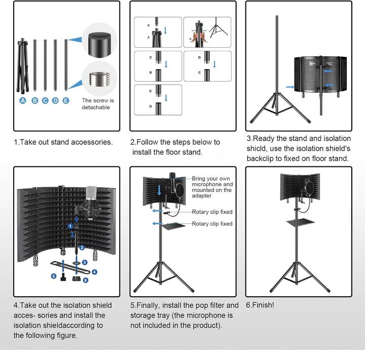 Label énergétique Aokeo AO-504 avec support (6 pcs)