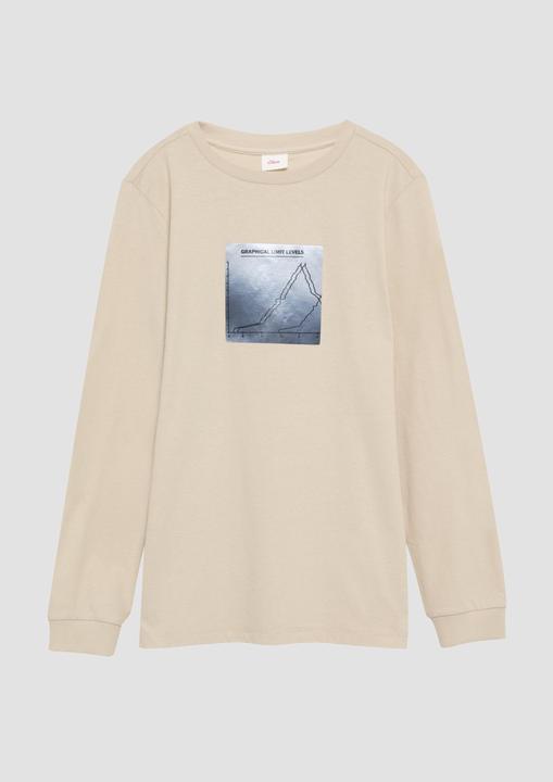 S.Oliver T-Shirt Langarmshirt mit Frontprint (158, 164)