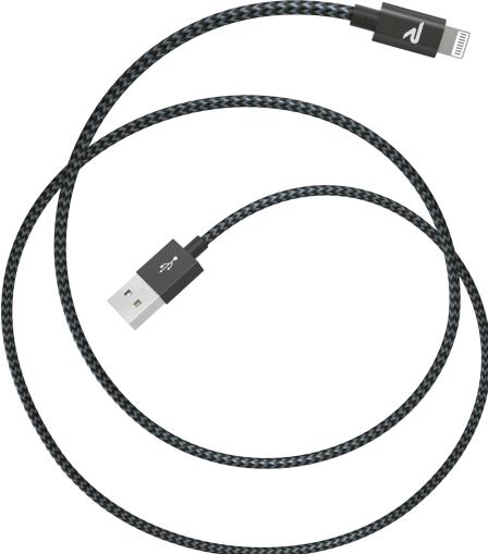 Produktbild Rampow 2M USB 2.0 Nylon Lightning Cable (1 m, USB 2.0)