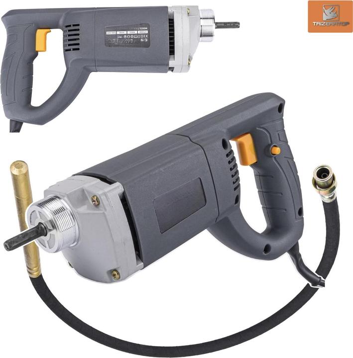 Actual product image GEKO Concrete internal vibrator, 850W, 13000/min, concrete vibrator + vibrating bottle 2m