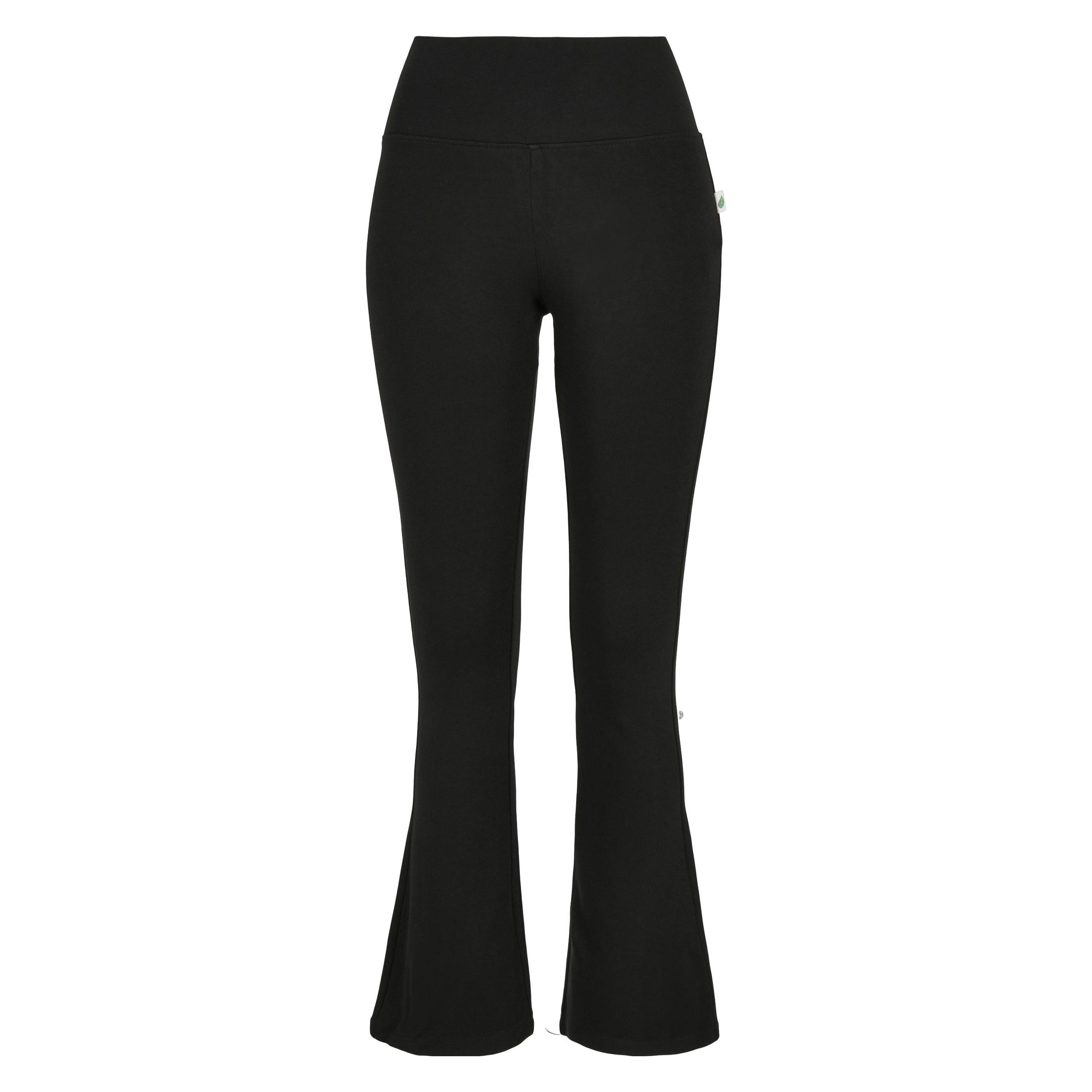 Urban Classics, Damen, Tights, Ladies Organic Interlock Bootcut Leggings (3XL), Schwarz