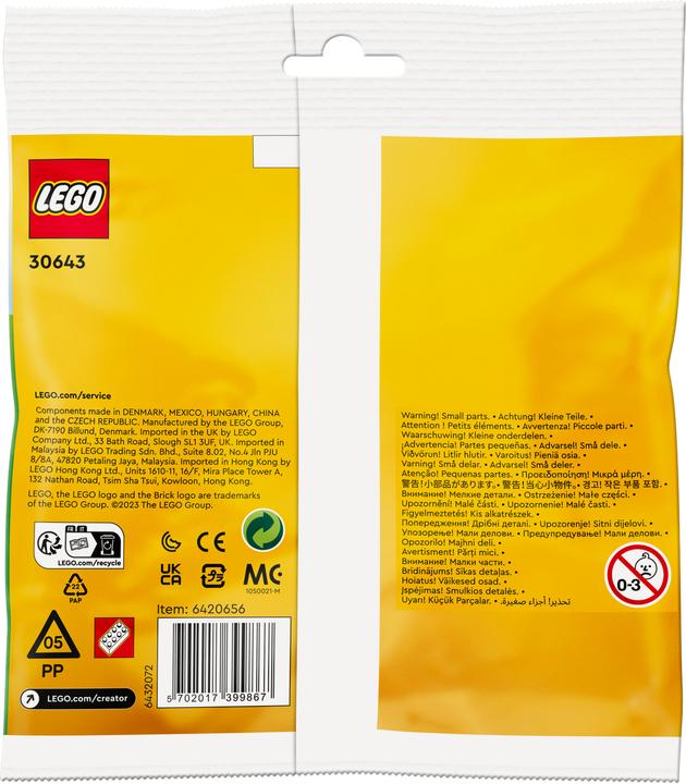 Actual product image LEGO 30643 Easter chickens (30643, LEGO Creator Expert)