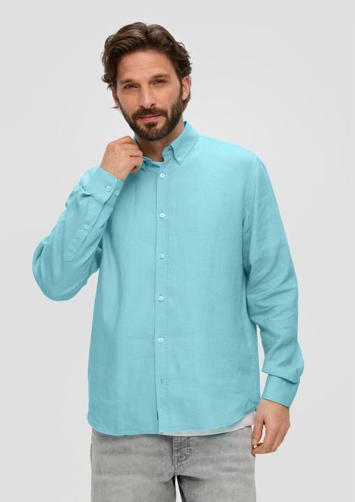 Image du produit s.Oliver Hemd Leinenhemd mit Button-Down-Kragen (3XL)