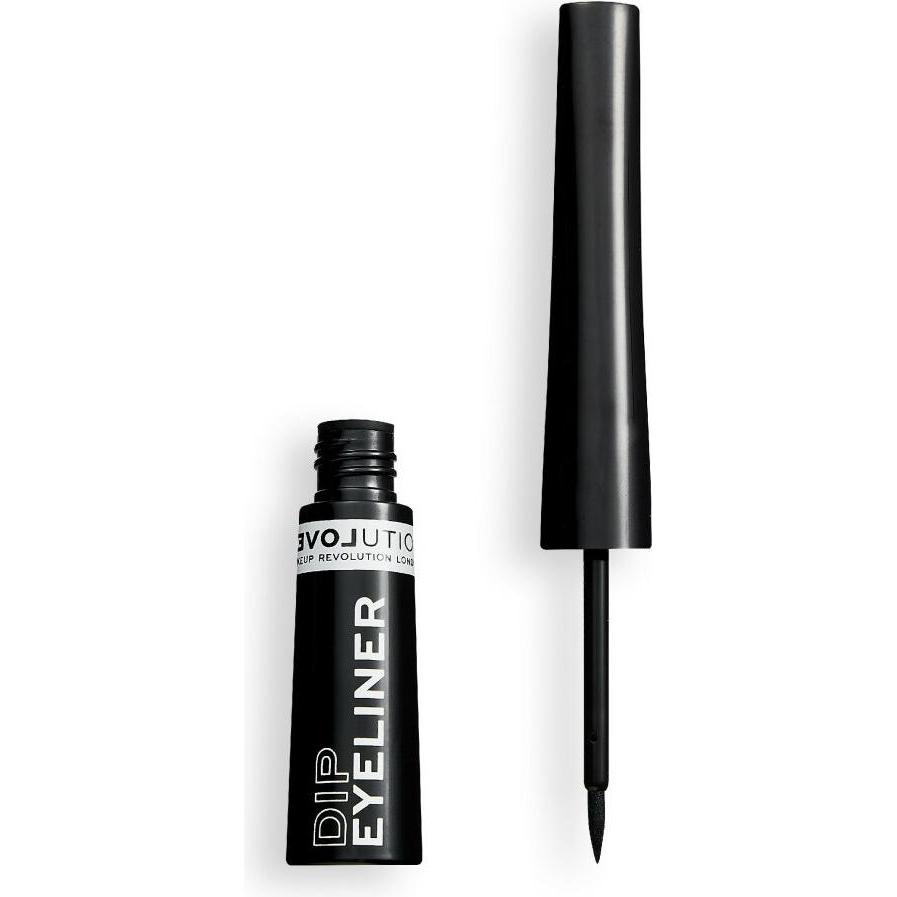 Makeup Revolution Nero Eyeliner + Kajal, Relove Dip Eyeliner - Eyeliner 5 Ml