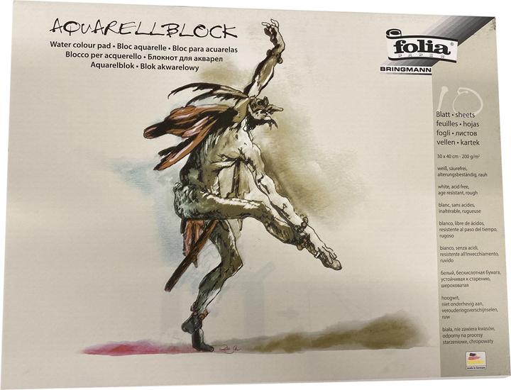 Produktbild Folia Aquarell Block (30 x 40 cm, Harter Einband)