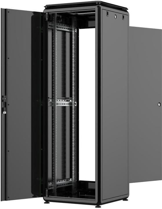 Image du produit Logon RDL36U66BL Vrijstaande rek 36U 600kg Zwart rack (36 HE, Rack 19 pouces)