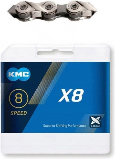 Produktbild KMC Velokette X8 EPT Silver/Grey (8-fach)