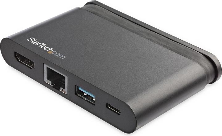 StarTech USB C Multiport Adapter mit HDMI - 4K - Mac / Windows - 1xA + 1xC - 100W PD 3.0 - GbE (USB-C, 3 Ports)
