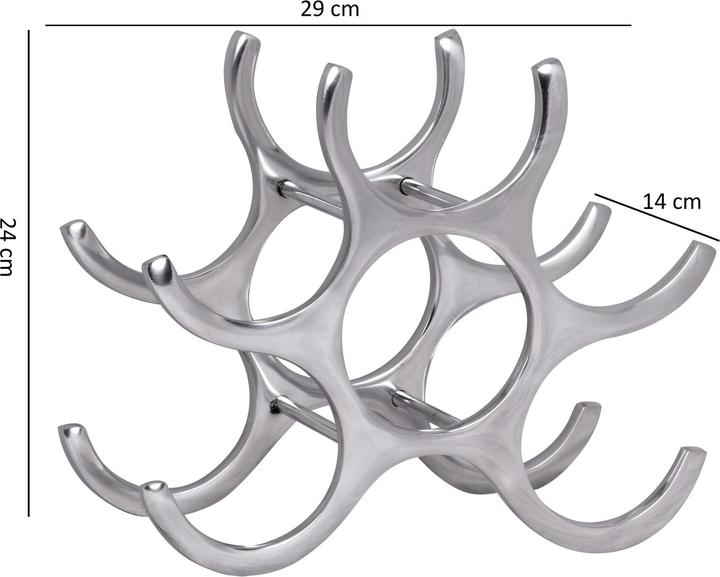 Actual product image Wohnling Design (29 x 14 x 24 cm, 6 bottles)