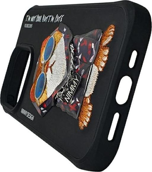 Immagine prodotto Nimmy case iPhone 15 Pro Max 6.7" black Glasses Cool Cat (Apple iPhone 15 Pro Max)
