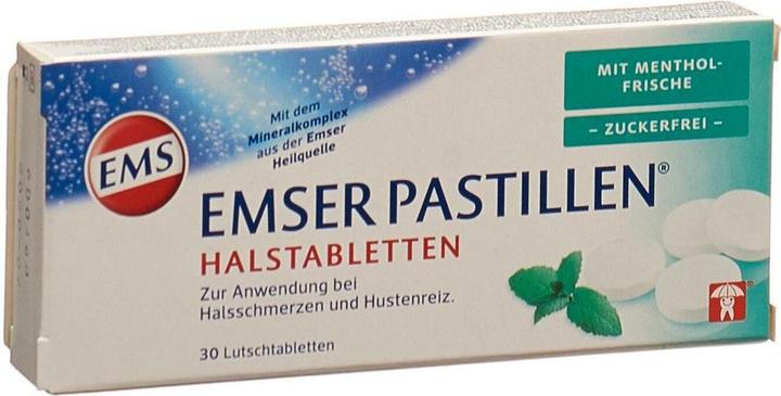 Actual product image Emser Pastilles sugar free Menthol Freshness (30 pcs.)