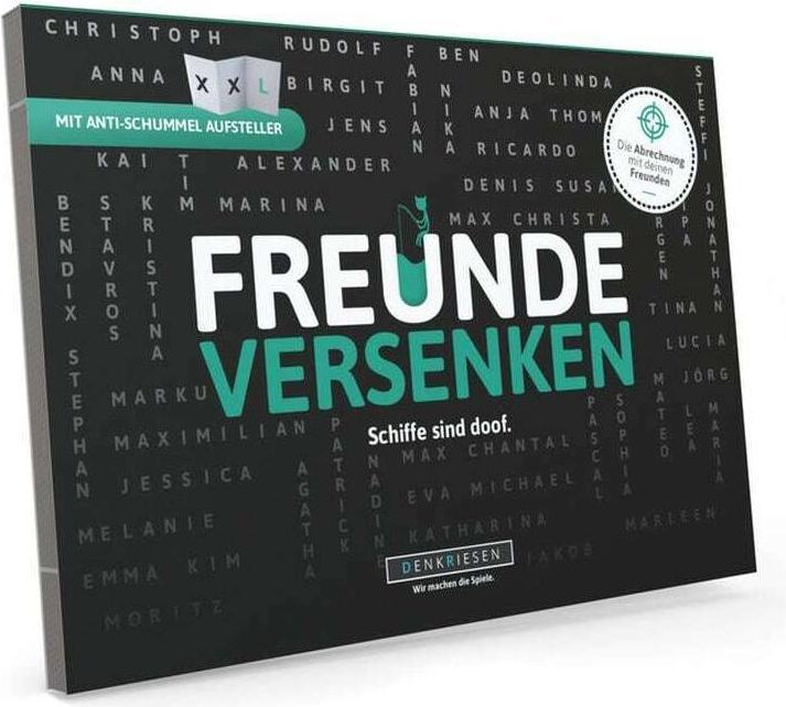Produktbild Denkriesen Freunde Versenken (d) (Deutsch, 2 Spieler)