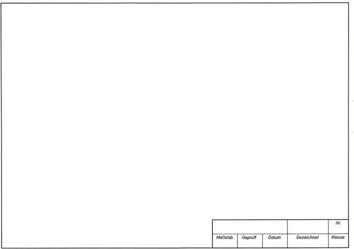 Produktbild Folia Arbeitsblätter Technisches Zeichnen, A3, 5 Blatt (120 g/m², 5 x)