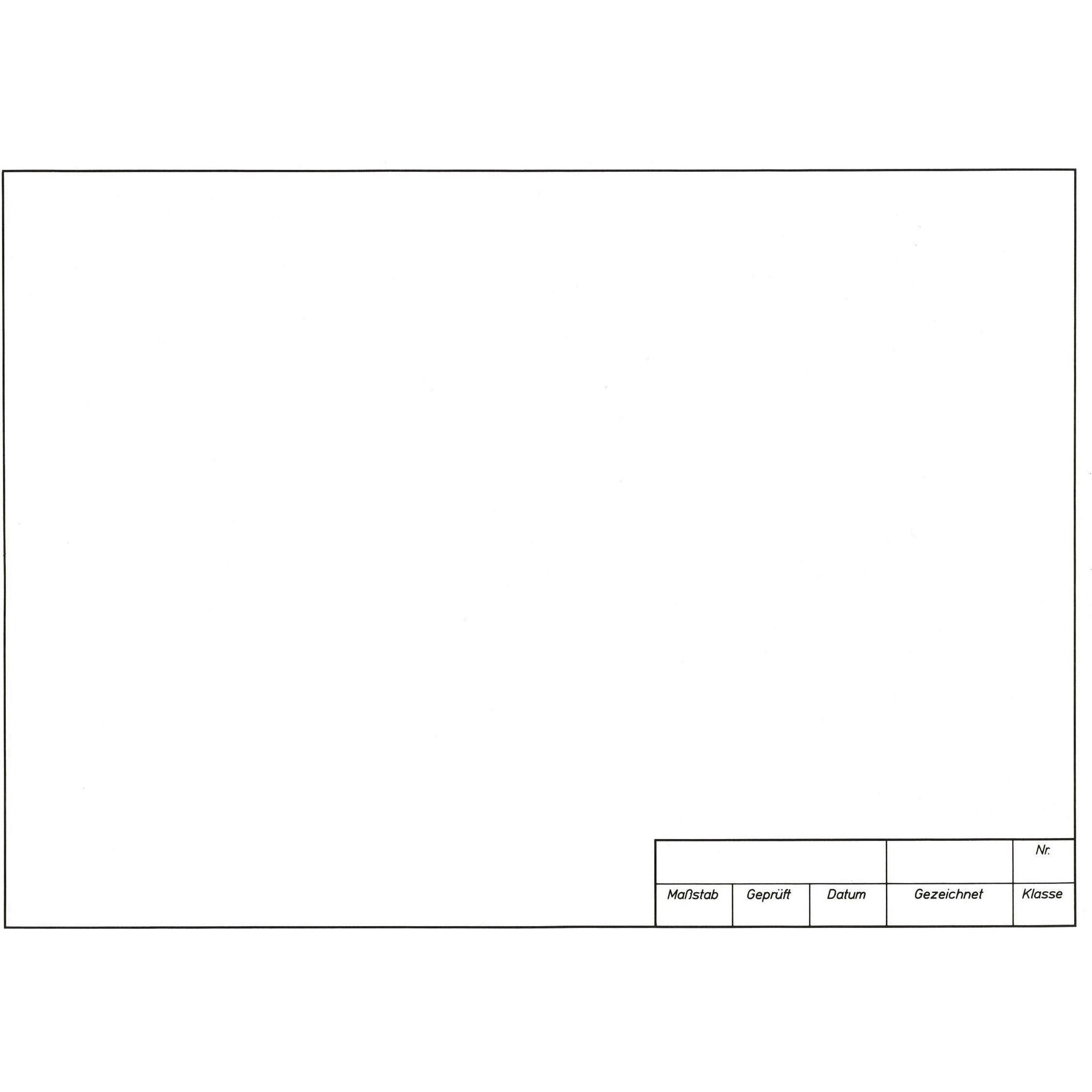 Thumbnail - Folia, Bastelpapier, Arbeitsblätter Technisches Zeichnen, A3, 5 Blatt (120 g/m², 5 x)