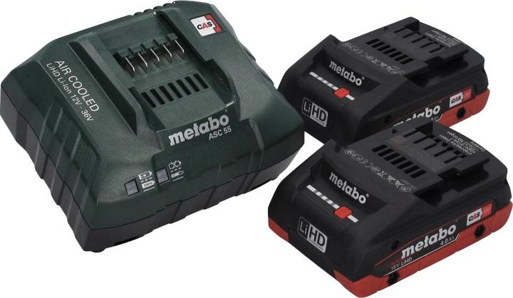 Actual product image Metabo WB 18 LT BL 11-125 Quick Battery angle grinder 18 V 125 mm Brushless + 2x rechargeable battery 4.0 (125 mm)