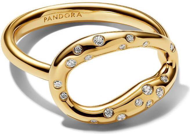 Produktbild Pandora Organisch Geformter Steinbesetzter Statement Ring (56)