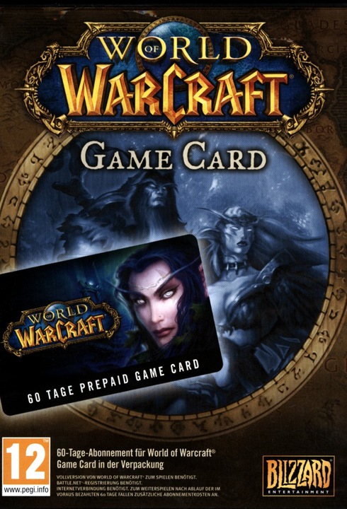 Immagine prodotto Blizzard World of WarCraft, Carta prepagata, 60 giorni (Mac, PC, DE)