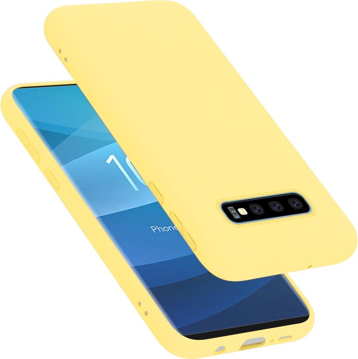 Actual product image Cadorabo TPU Liquid Silicone Case Cover (Samsung Galaxy S10+)
