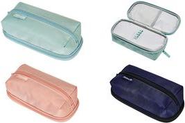 Actual product image Pelikan Quattro pencil case, dark blue