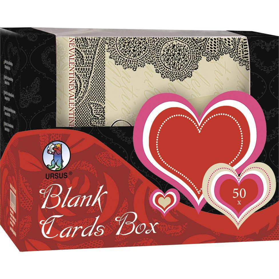 Ursus, Grusskarte + Briefpapier, Blank Cards Box.4157-00-01 (50 Stk.)