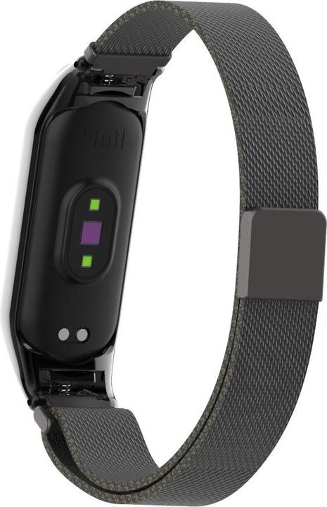 Image du produit Cover-Discount Xiaomi Mi Band 5 - Bracelet milanais en acier inoxydable noir (Acier inoxydable)