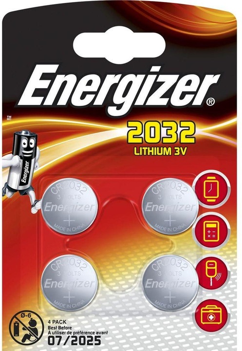 Produktbild Energizer Lithium (4 Stk., CR2032, 235 mAh)