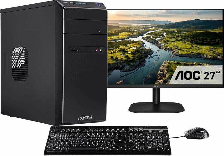 Actual product image Captiva Power Starter 63-243 TFT Bundle Ryzen 3 Radeon Graphics (250 GB, 8 GB, AMD Ryzen 3 4300GE, AMD Radeon Graphics)