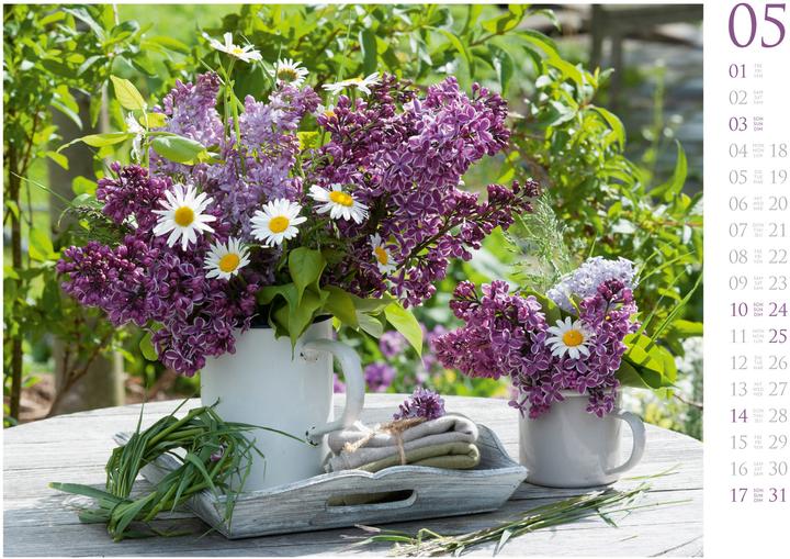 Image du produit Blumenzauber Kalender 2026 (45 x 33 cm, Anglais, Français, Allemand)