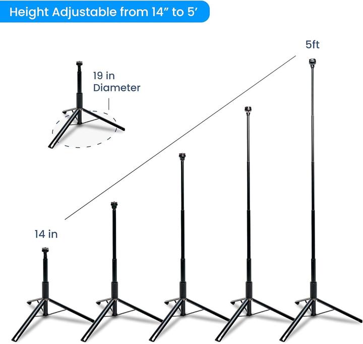 Produktbild Lume Cube 5feet Adjustable Light Stand (Metall)