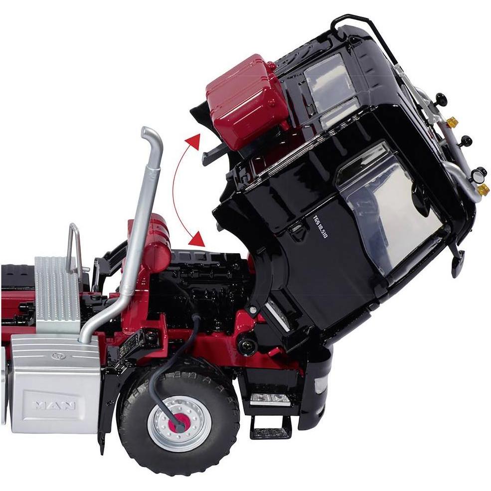Wiking 0776 51 Spur 1 MAN TGS 2-Achs-Zugmaschine Ackerdiesel schwarz