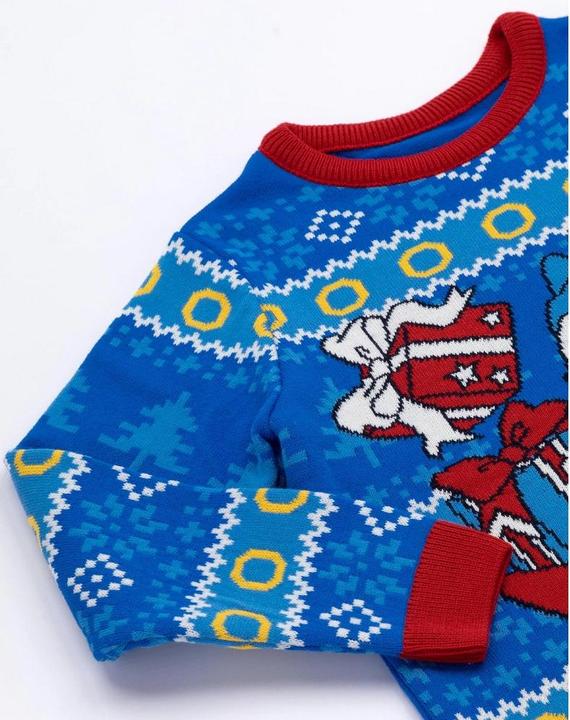 Immagine prodotto Sonic The Hedgehog Maglia natalizia per bambini/ragazzi (128)