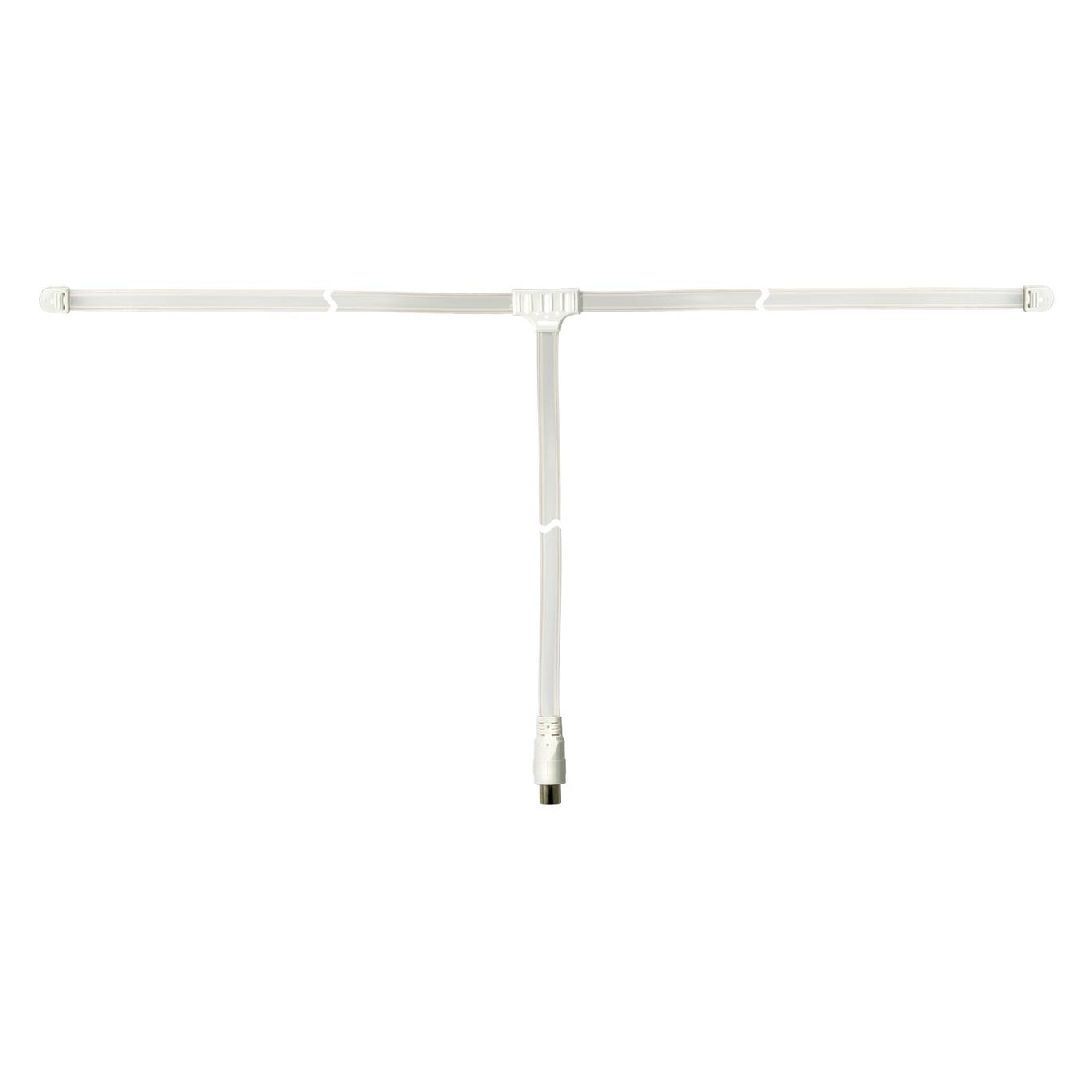 Goobay Radio werpantenne (Binnenantenne, VHF / MW / LW), SAT Spiegels + SAT Antennes, Wit, Beige