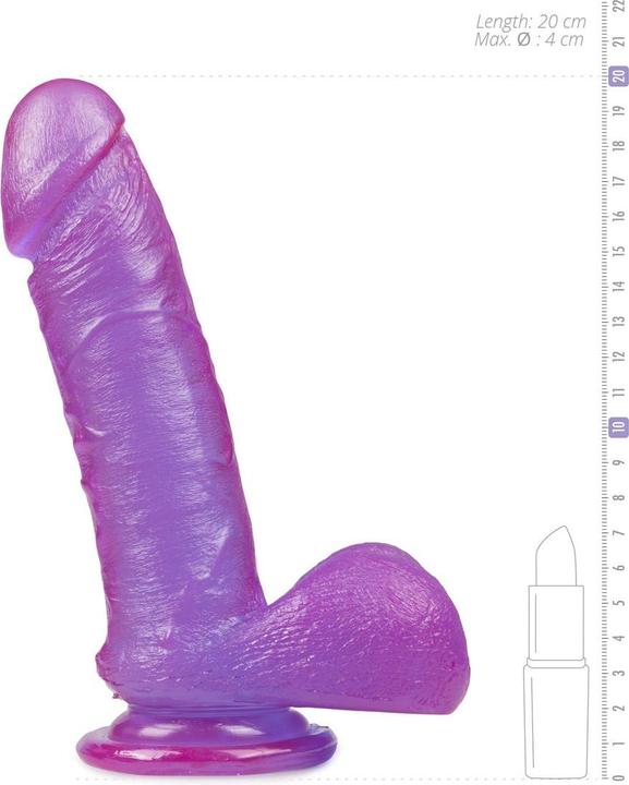 Produktbild Doc Johnson Crystal Jellies - Realistic Cock with Balls