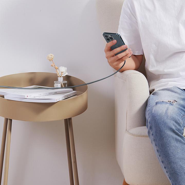 Actual product image Baseus Dynamic Series Fast Charging Data Cable Type-C to iP 20W 1m Slate Gray (1 m, USB 2.0, 20 W)